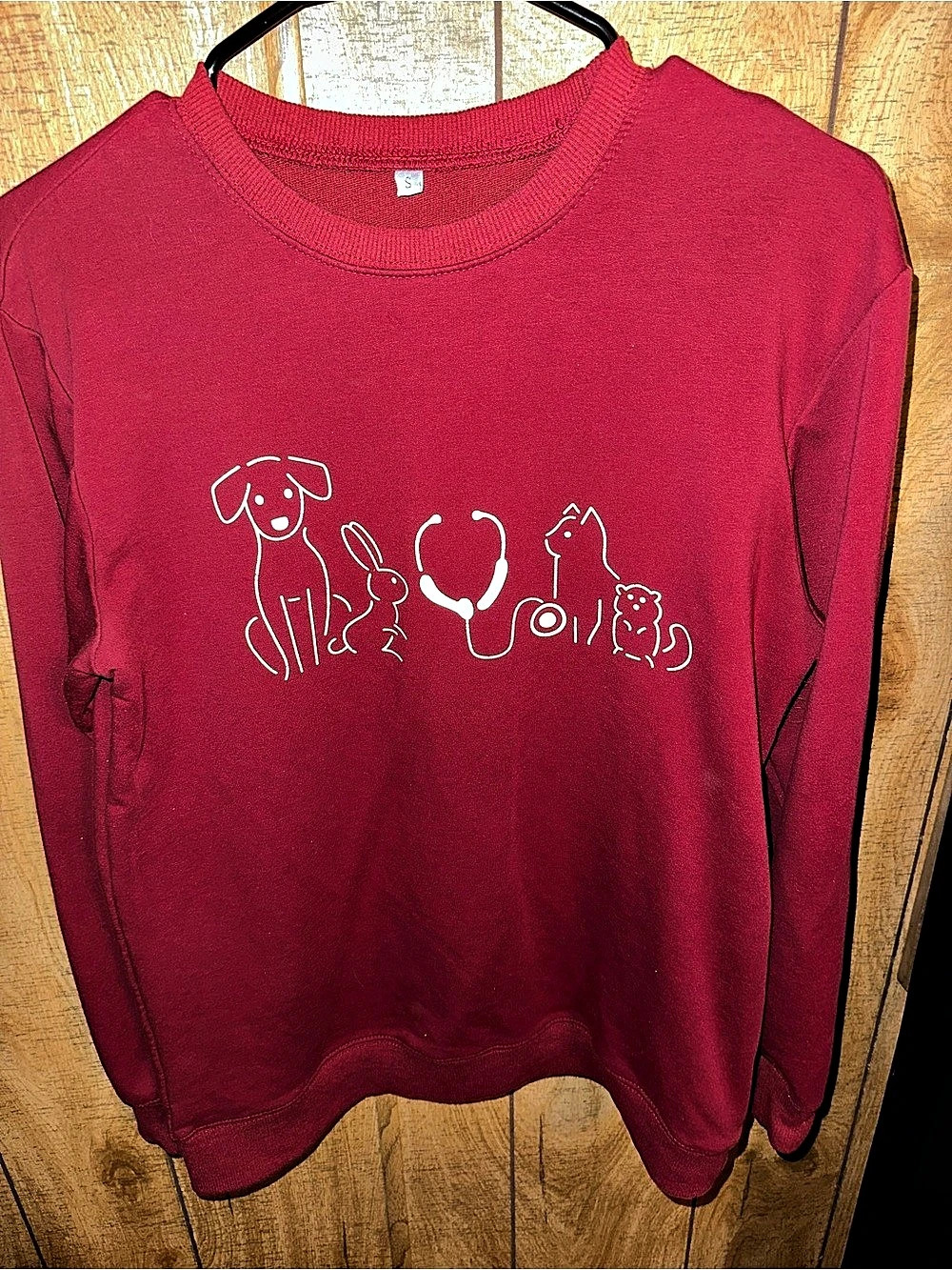 Red Graphic Sweatshirt